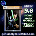 Mark Hamill & Pedro Pascal Dual-Signed CGC 9.8 Signature Series – Star Wars: The Mandalorian Season 2 #8 (Official Pix Edition)