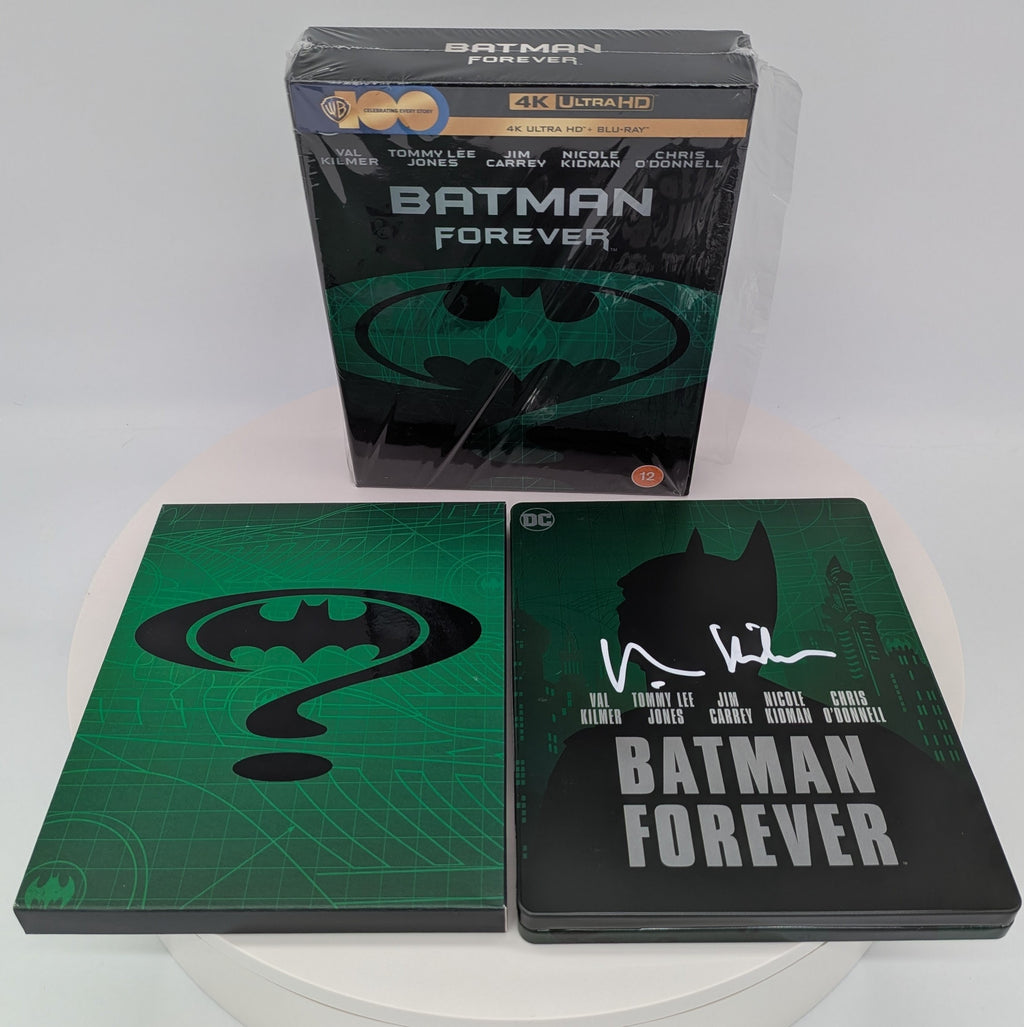 Val Kilmer Signed Batman Forever Steelbook 4K UHD – Ultimate Collector’s Edition