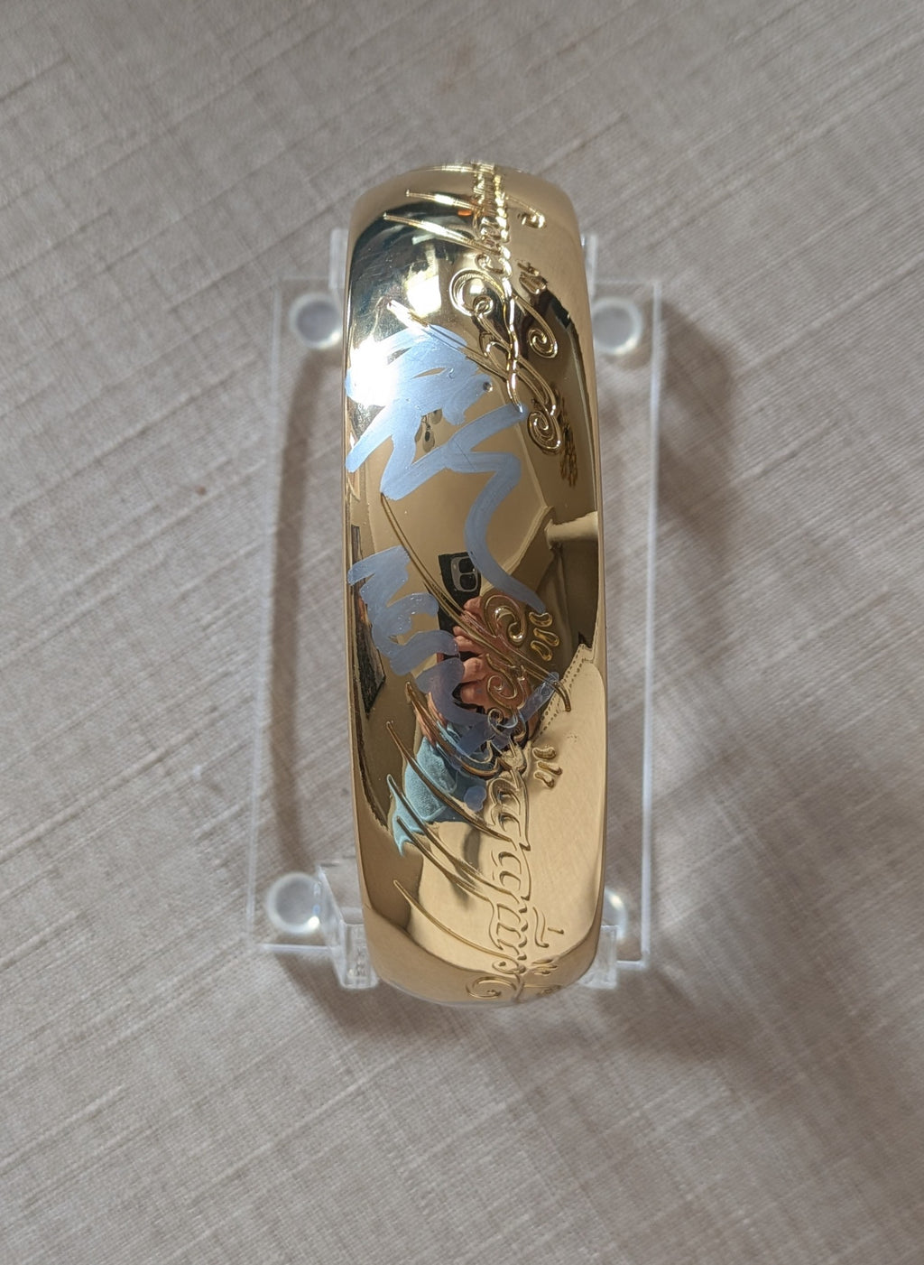 25th Anniversary LOTR One Giant Ring – Signed by Elijah Wood, Sean Astin, Billy Boyd & Dominic Monaghan