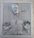 Harrison Ford Signed Regal Robot Han Solo™ in Carbonite 17.5" Scaled Plaque – Star Wars