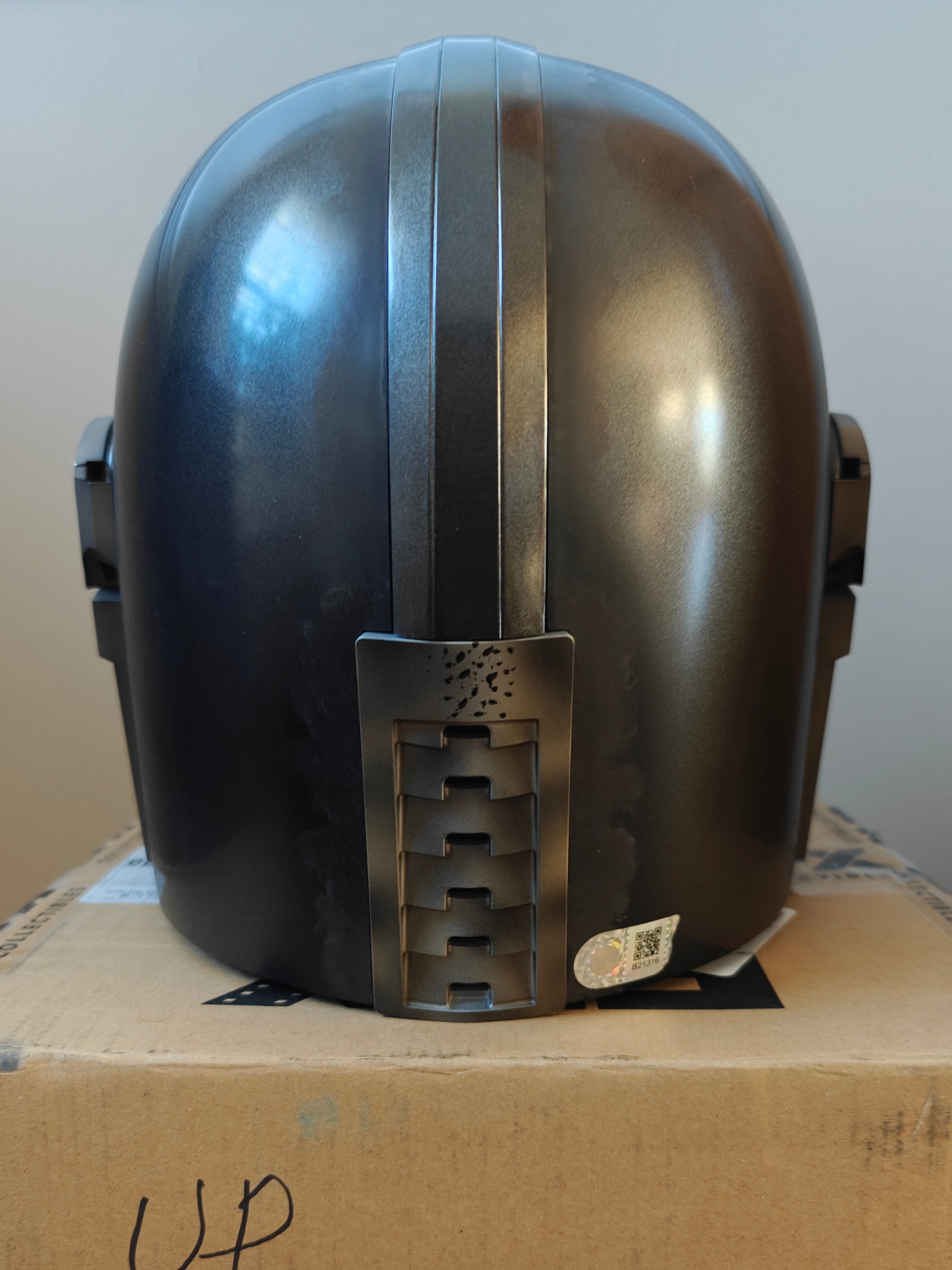 Pedro Pascal Signed & Inscribed EFX Precision Crafted Replica Star Wars: The Mandalorian Helmet 1:1 Scale