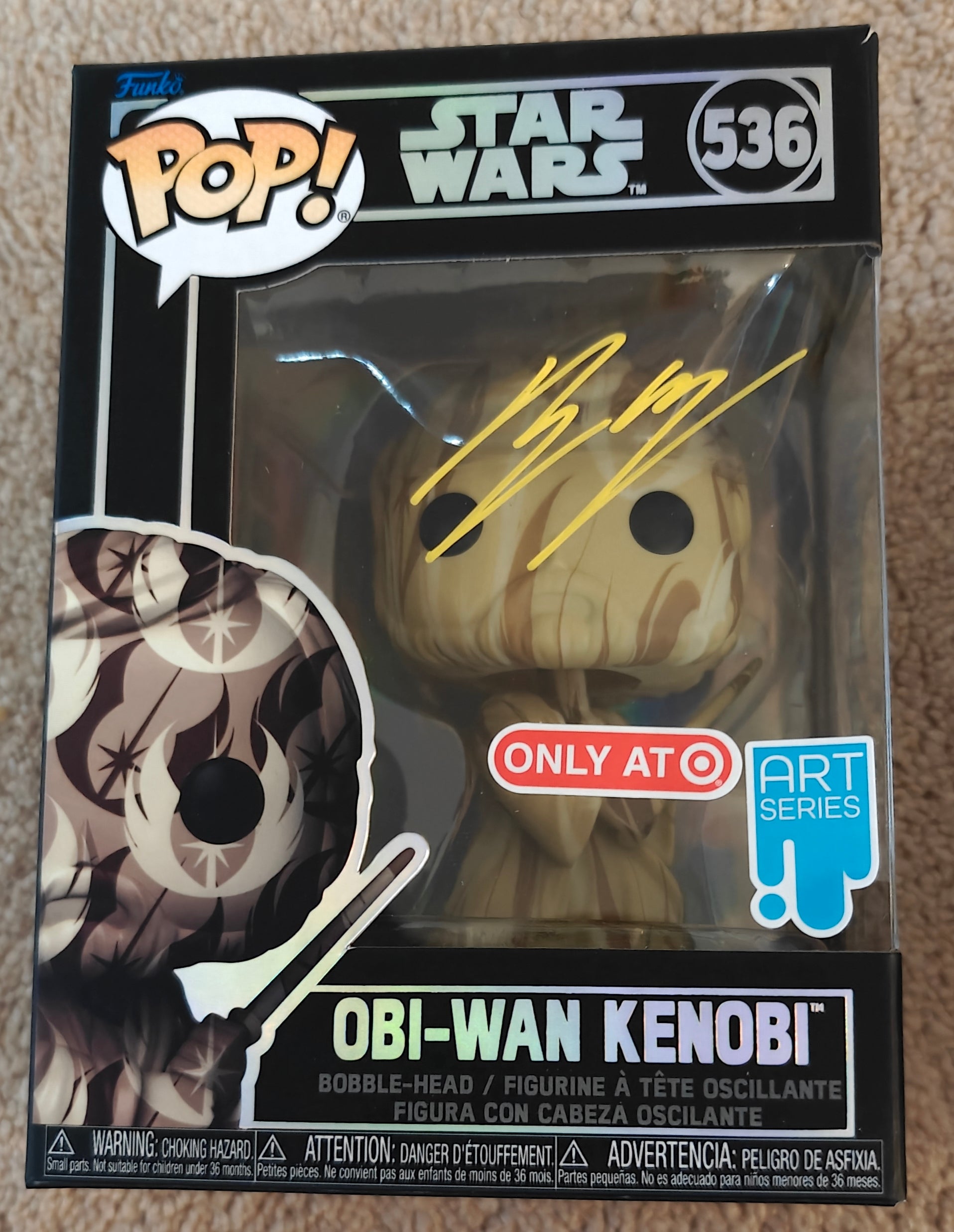 Hayden Christensen & Ewan McGregor Dual Art Series Target Exclusive Funko Pops #535 and #536