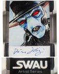 SWAU Artist Series - Original Cad Bane Dual-Signed Sketch Card - One of One