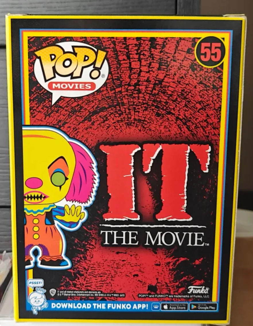Tim Curry Signed IT Pennywise Funko Pop - #55 Exclusive Entertainment Earth Limited Edition