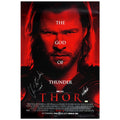 Chris Hemsworth, Stan Lee Signed 2011 Thor Original 27x40 Double-Sided Movie Poster