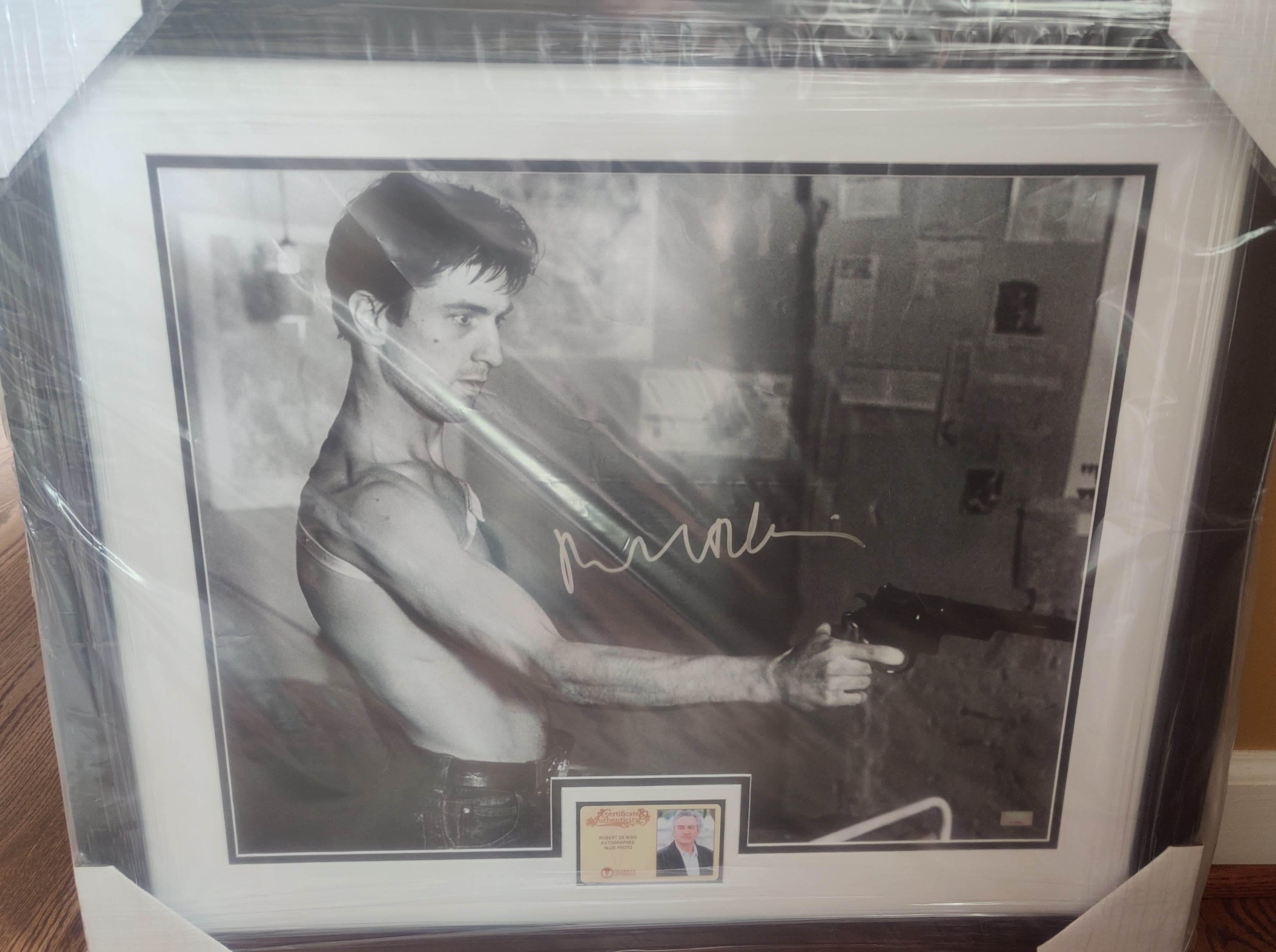 Robert De Niro Signed Taxi Driver (1976) as Travis Bickle 16x20 Framed Photo
