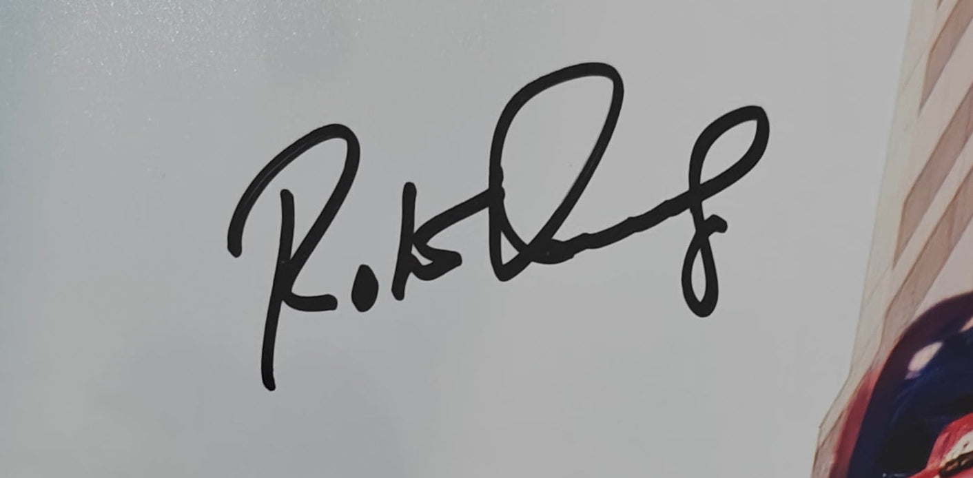 Robert Downey Jr. Signed 10x20 Iron Man Hulkbuster Avengers Photo