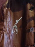 Tom Hardy Signed Bane Leather Jacket Replica from Batman: The Dark Knight Rises