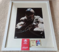 Tom Hardy Signed Bane 11x14 Photo from Batman: The Dark Knight Rises - Framed in 16x20 Gallery Ready, Wooden, Matted Frame