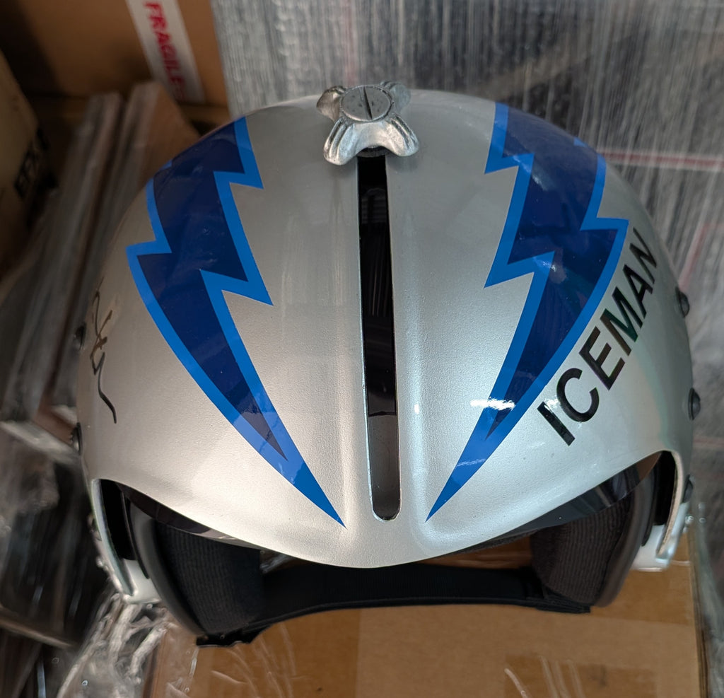 Val Kilmer Signed Top Gun Iceman Pilot Helmet 1:1 Prop Replica (Celebrity Authentics)