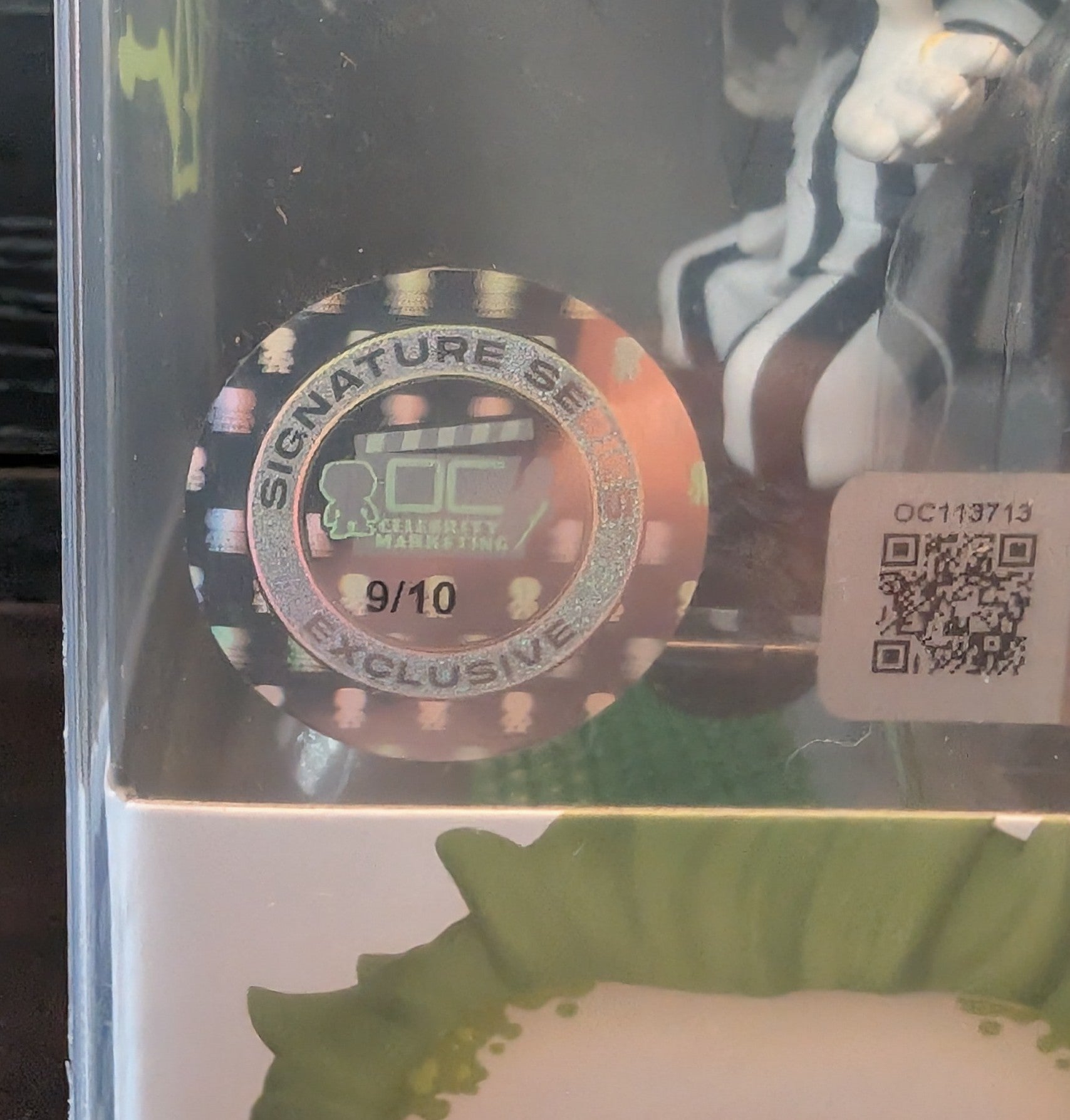Alec Baldwin & Geena Davis Signed Beetlejuice on Tomb #1757 Funko Pop - OC Celebrity Signature Series - Limited Edition #9/10 Worldwide