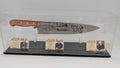 Jamie Lee Curtis, Nick Castle, and John Carpenter Signed Halloween 1:1 Knife Replica w. Display Case - #21/75 Worldwide