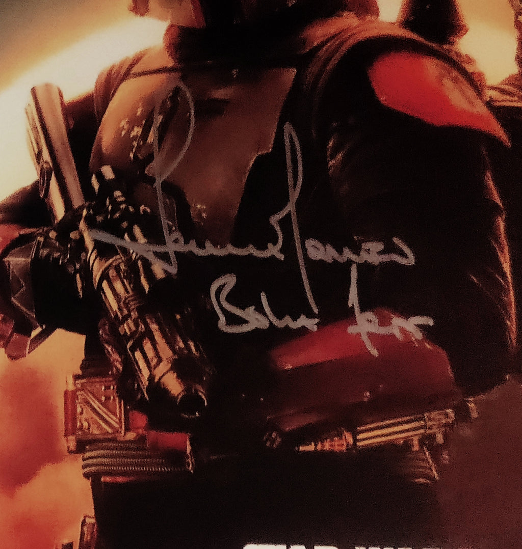 Temuera Morrison Signed 11x17 Poster - Star Wars: The Book of Boba Fett and the Mandalorian