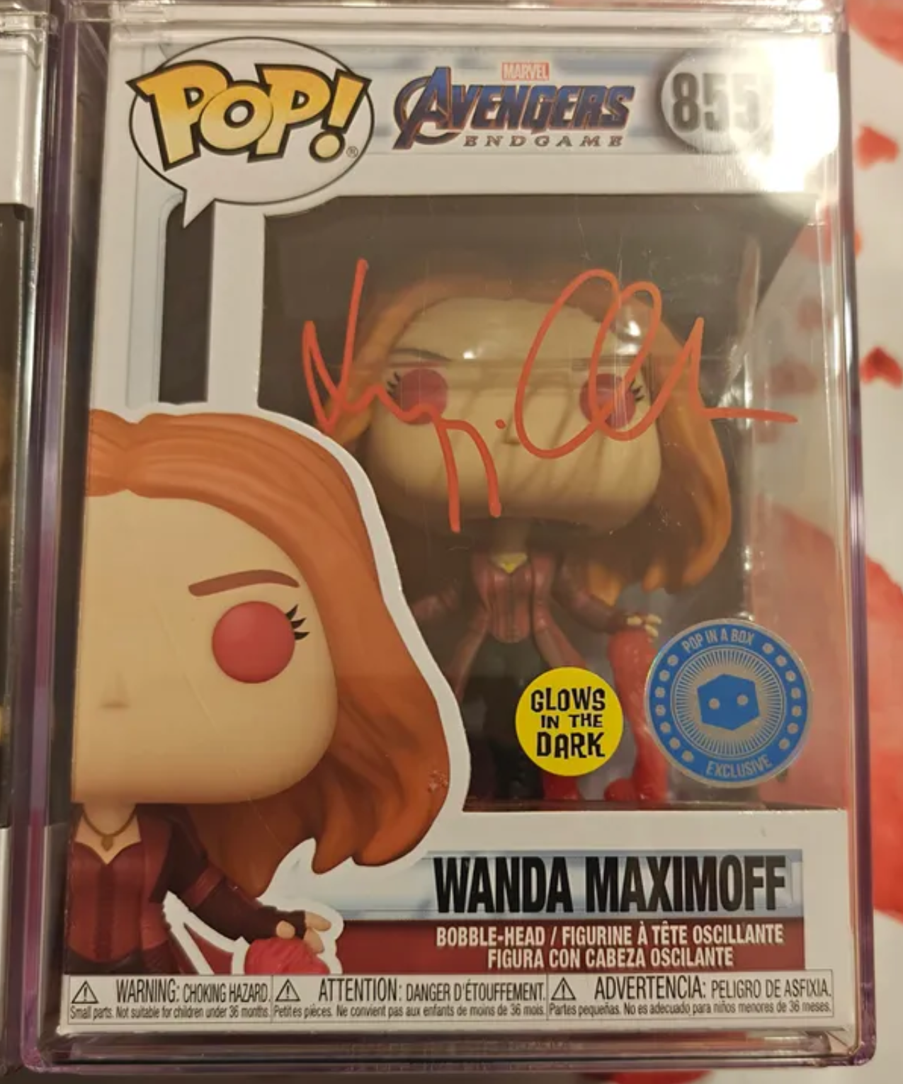 6x Downey Jr Brolin Hemsworth Evans + 2 Signed Marvel Avengers Endgame Funko Pop Set