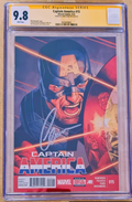 Chris Evans Signed CGC Signature Series 9.8 Captain America #15 (2014) Marvel Comics