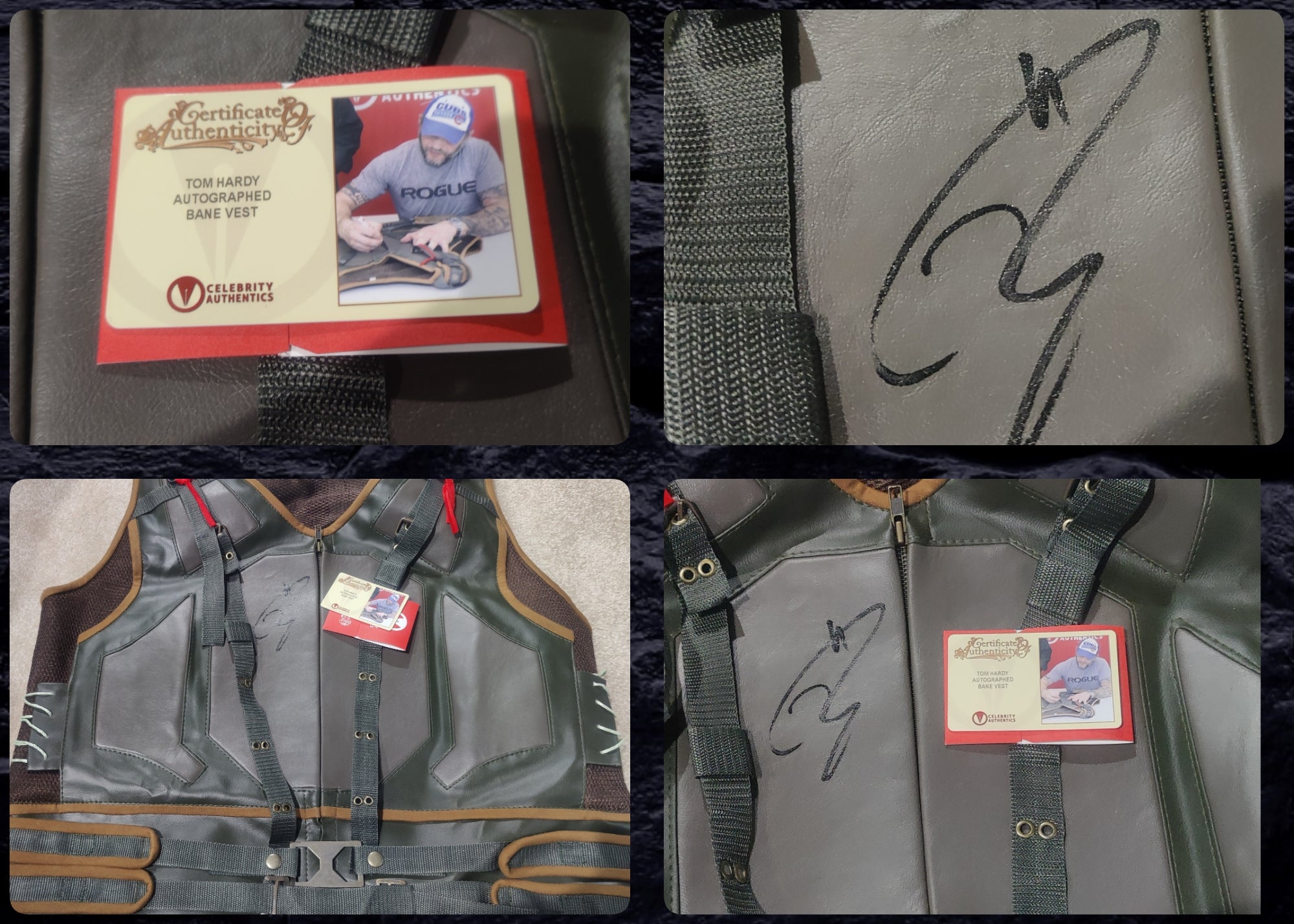 Tom Hardy Signed Bane Vest - Batman: The Dark Knight Rises