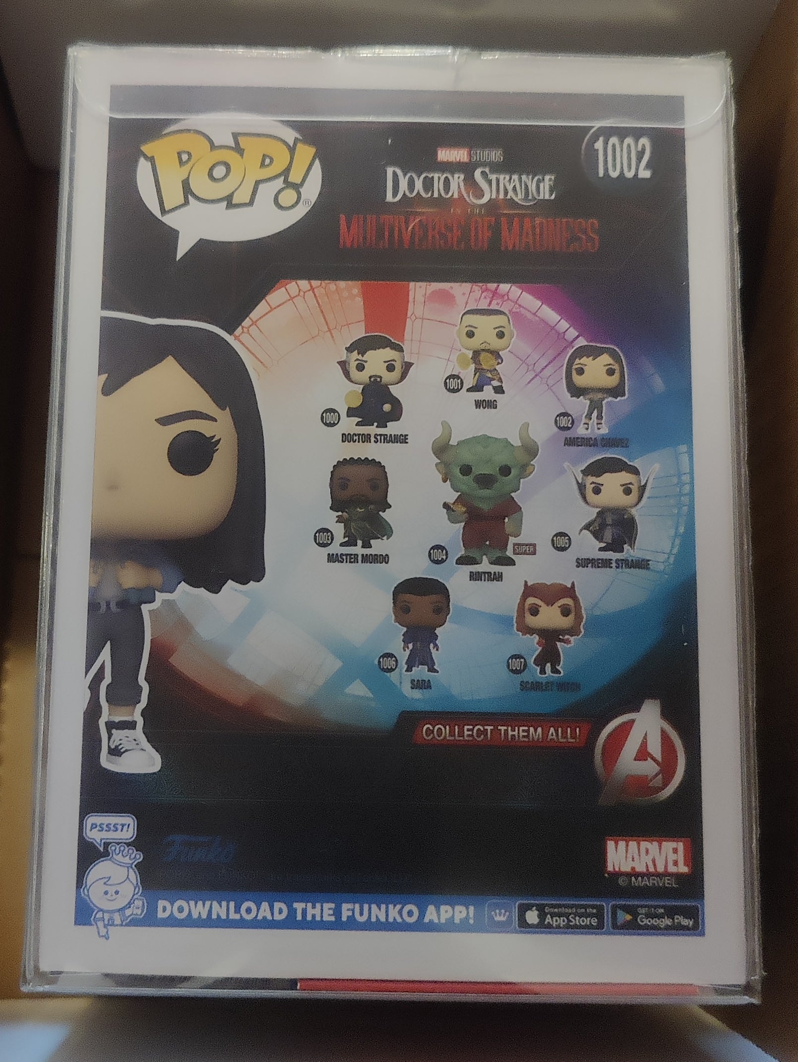 Xochitl Gomez Signed America Chavez Funko Pop from Marvel's Doctor Strange in the Multiverse of Madness