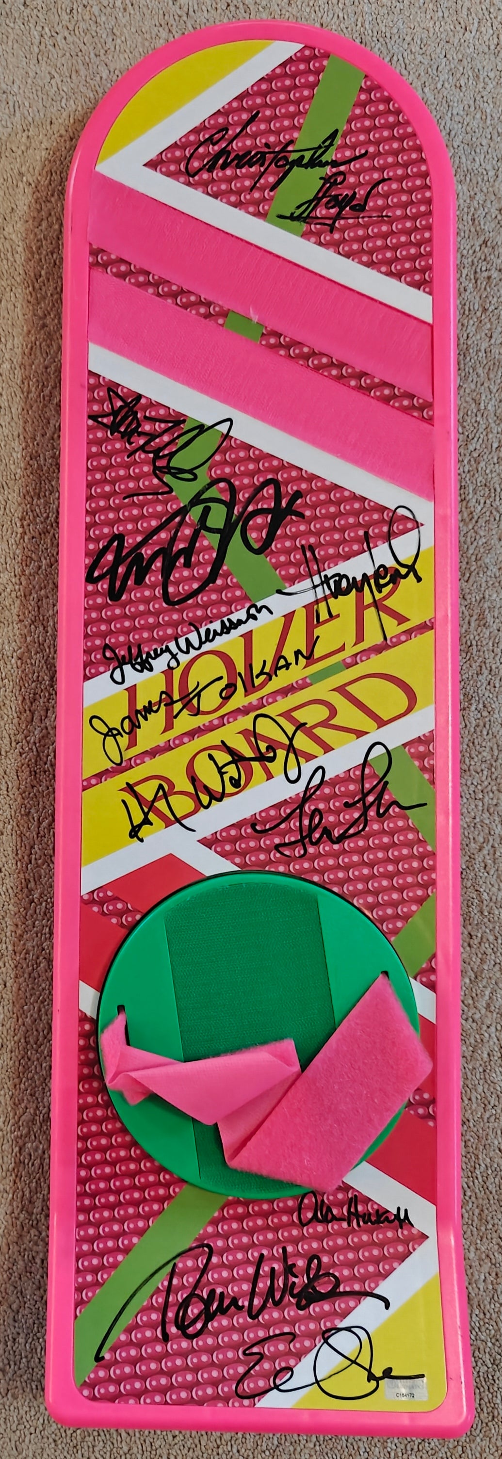 Fox, Lloyd +9 Autographed Back to the Future 1:1 Hoverboard Prop Replica