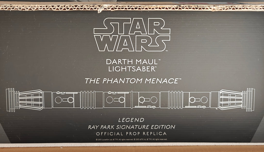 EFX Collectibles Star Wars The Phantom Menace Darth Maul Lightsaber Legend Edition