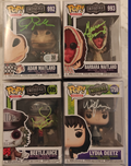 Michael Keaton, Alec Baldwin, Geena Davis, Winona Ryder 4x Signed Beetlejuice Funko Pop Set