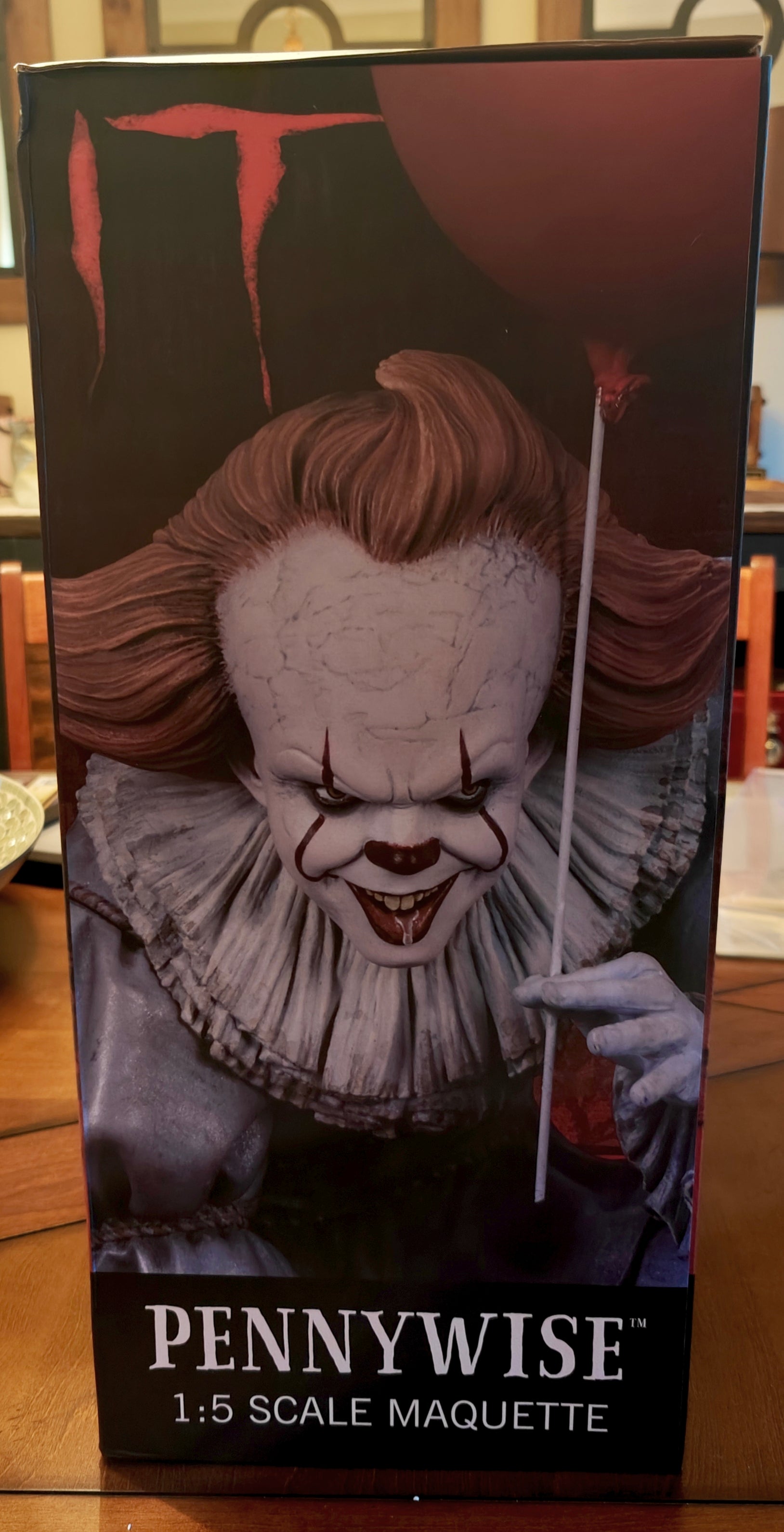 Bill Skarsgard Signed IT Pennywise Celebrity Authentics Exclusive 13" Maquette 1:5 Statue - Limited Edition