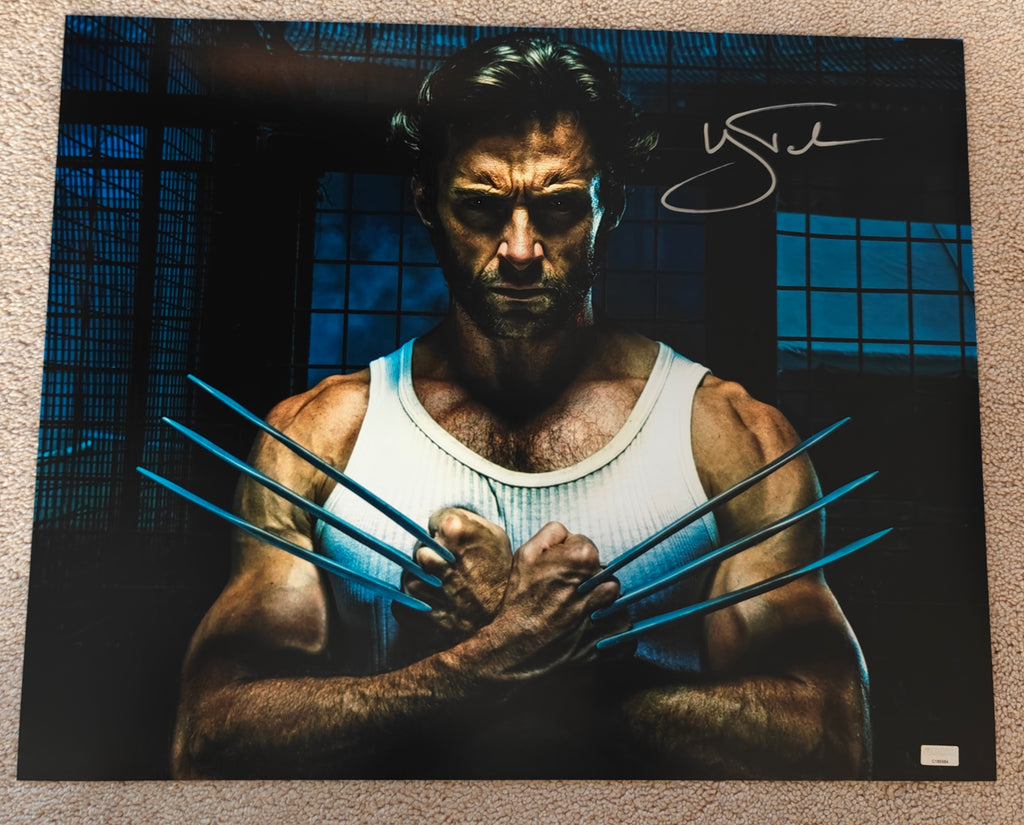 Hugh Jackman Signed 16x20 Marvel X-Men: Origins Wolverine Photo