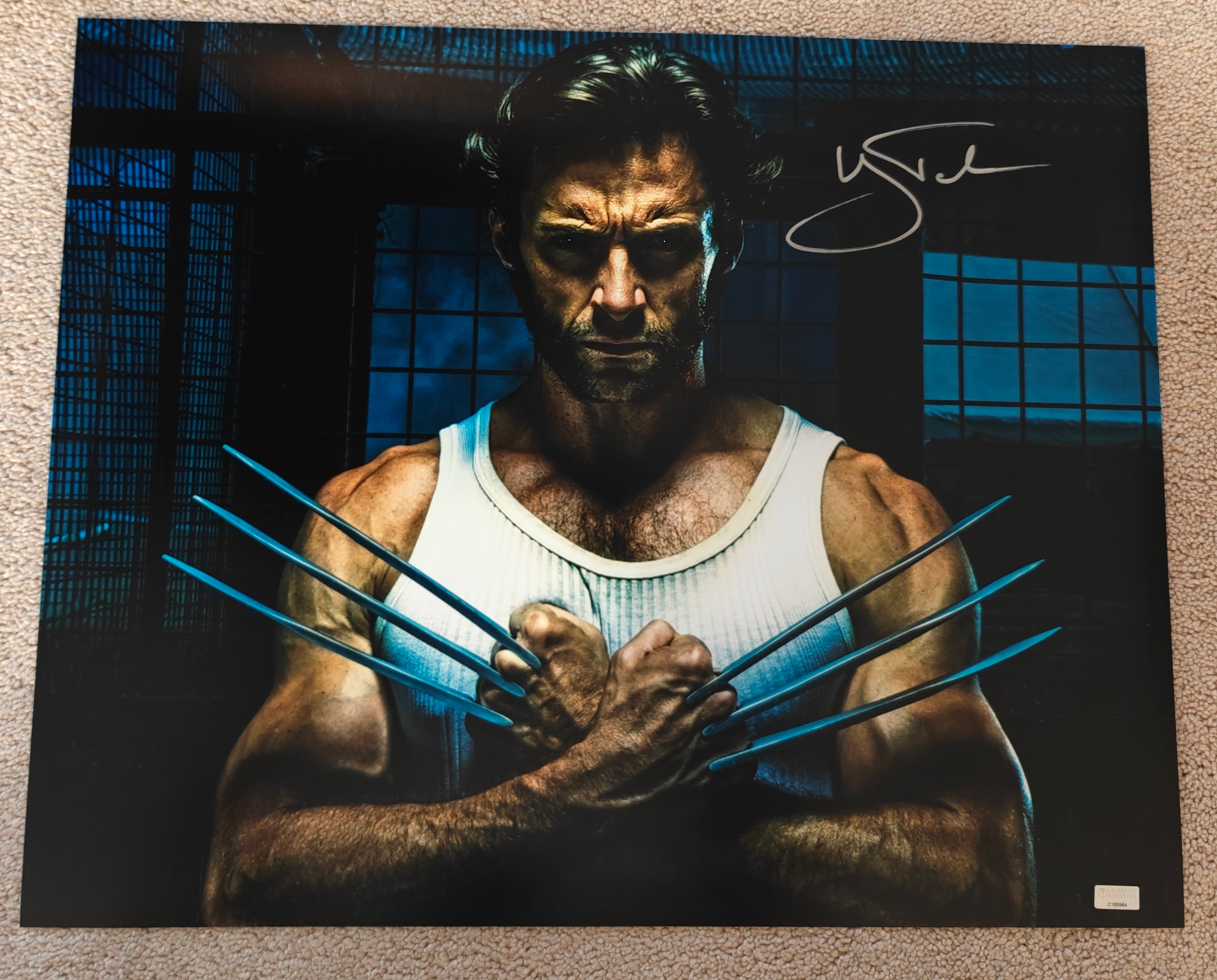 Hugh Jackman Signed 16x20 Marvel X-Men: Origins Wolverine Photo