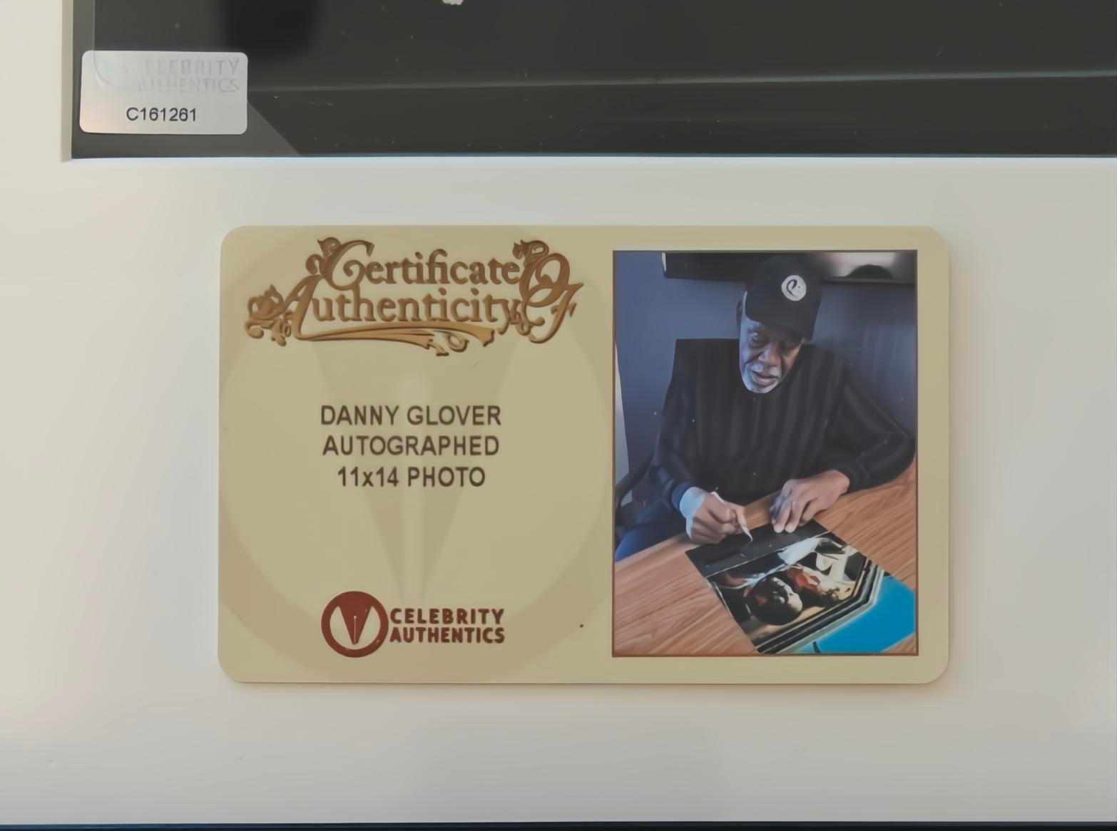Mel Gibson and Danny Glover Signed 11x14 Lethal Weapon Movie Photo in 16x20 Gallery-Grade Frame