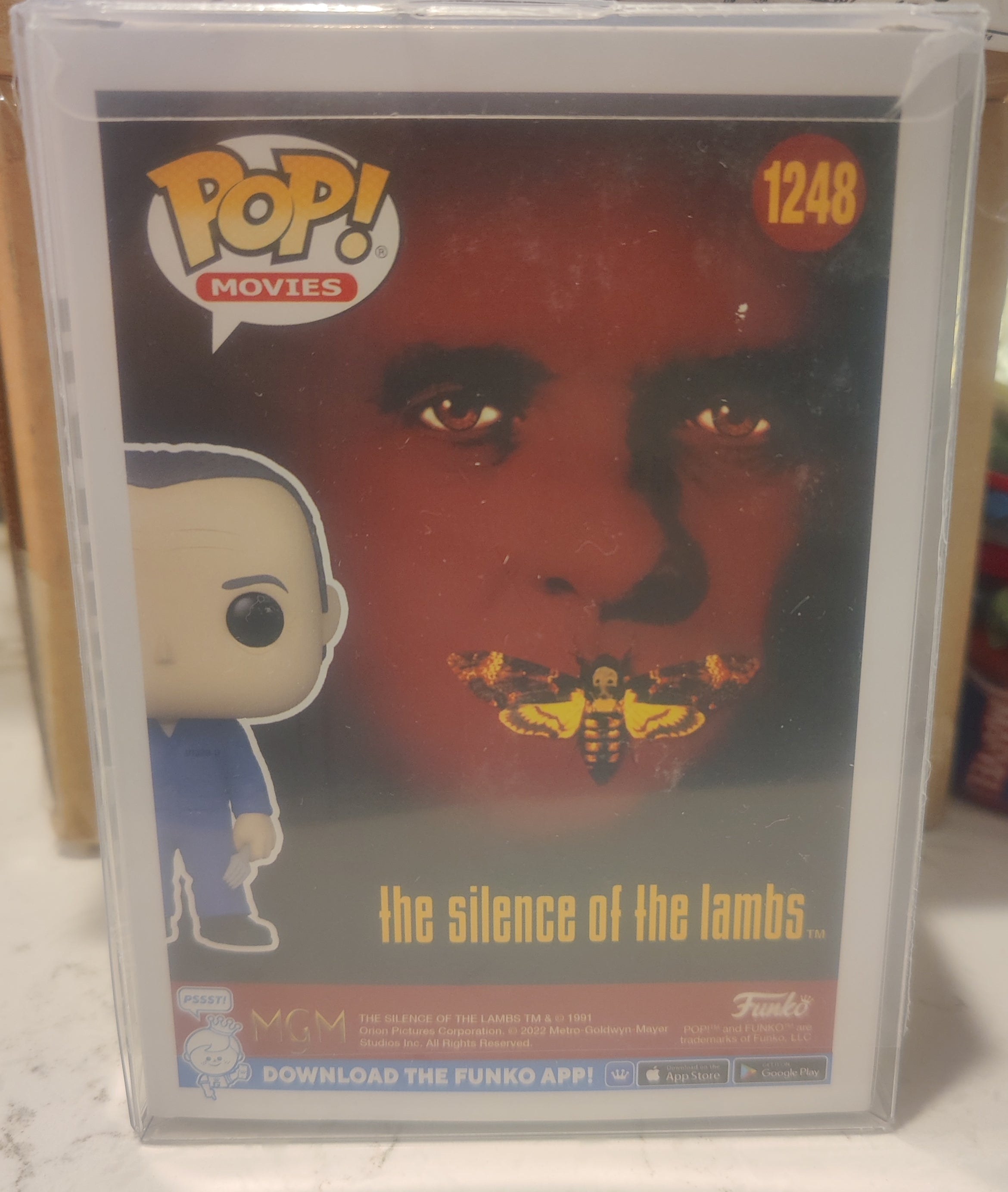 Anthony Hopkins Signed Hannibal Lecter Silence of the Lambs Funko Pop #1248