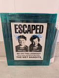 Home Alone Wet Bandits Dual-Signed 16x20 Photo – Joe Pesci & Daniel Stern | Museum-Grade Framed