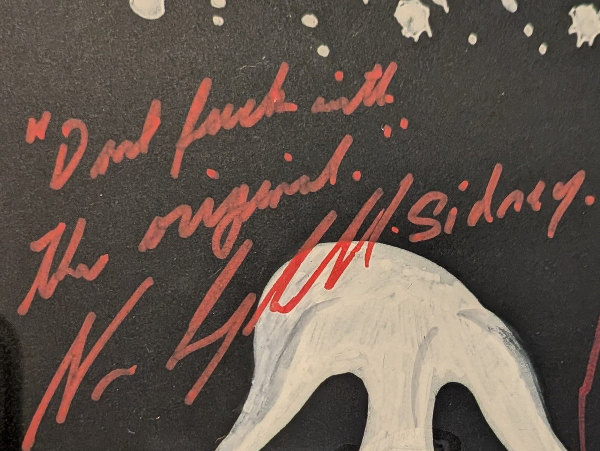 DCeased #1 Custom Scream Ghostface Original Sketch Cover CGC 9.8 Signature Series | Neve Campbell, Skeet Ulrich, Matthew Lillard & Jamie Kennedy 1 of 1