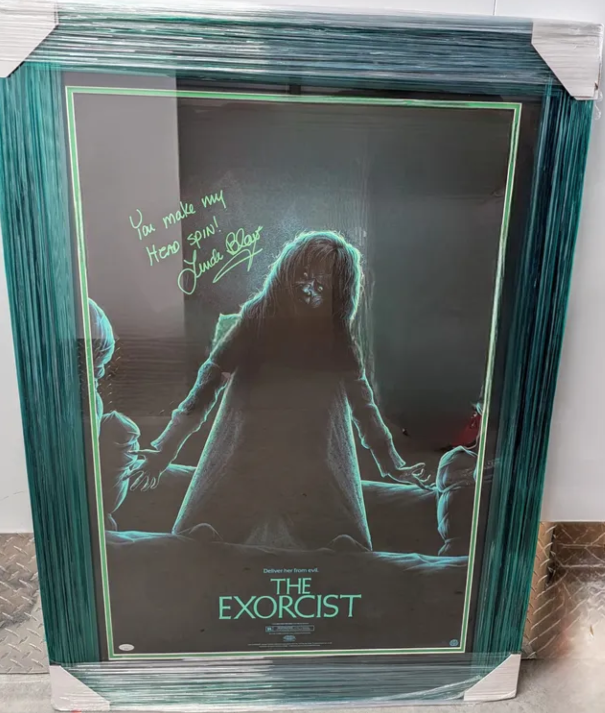 Linda Blair Signed & Inscribed Limited Edition 27x40 Mondo The Exorcist Poster #119/250 Worldwide