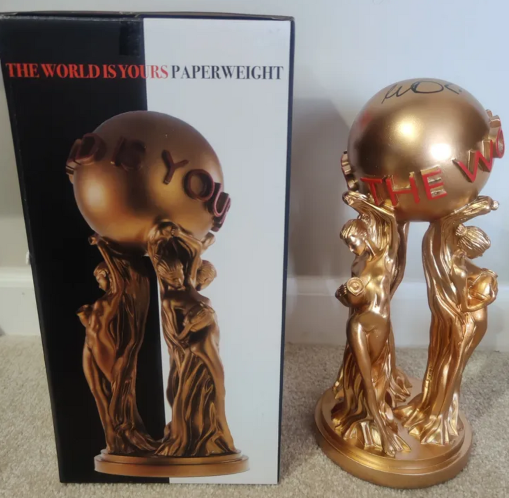 Al Pacino Autographed "The World is Yours" Replica Statue from Scarface Movie