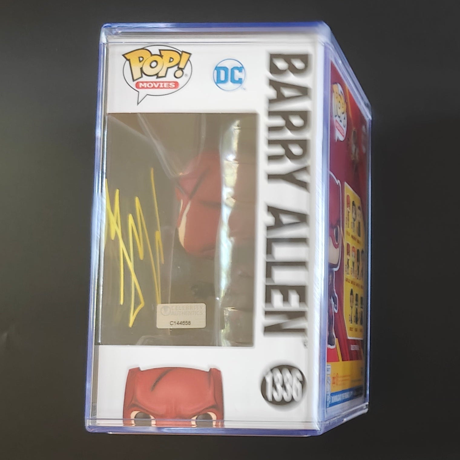 Ezra Miller Signed The Flash #208 Funko Pop DCEU