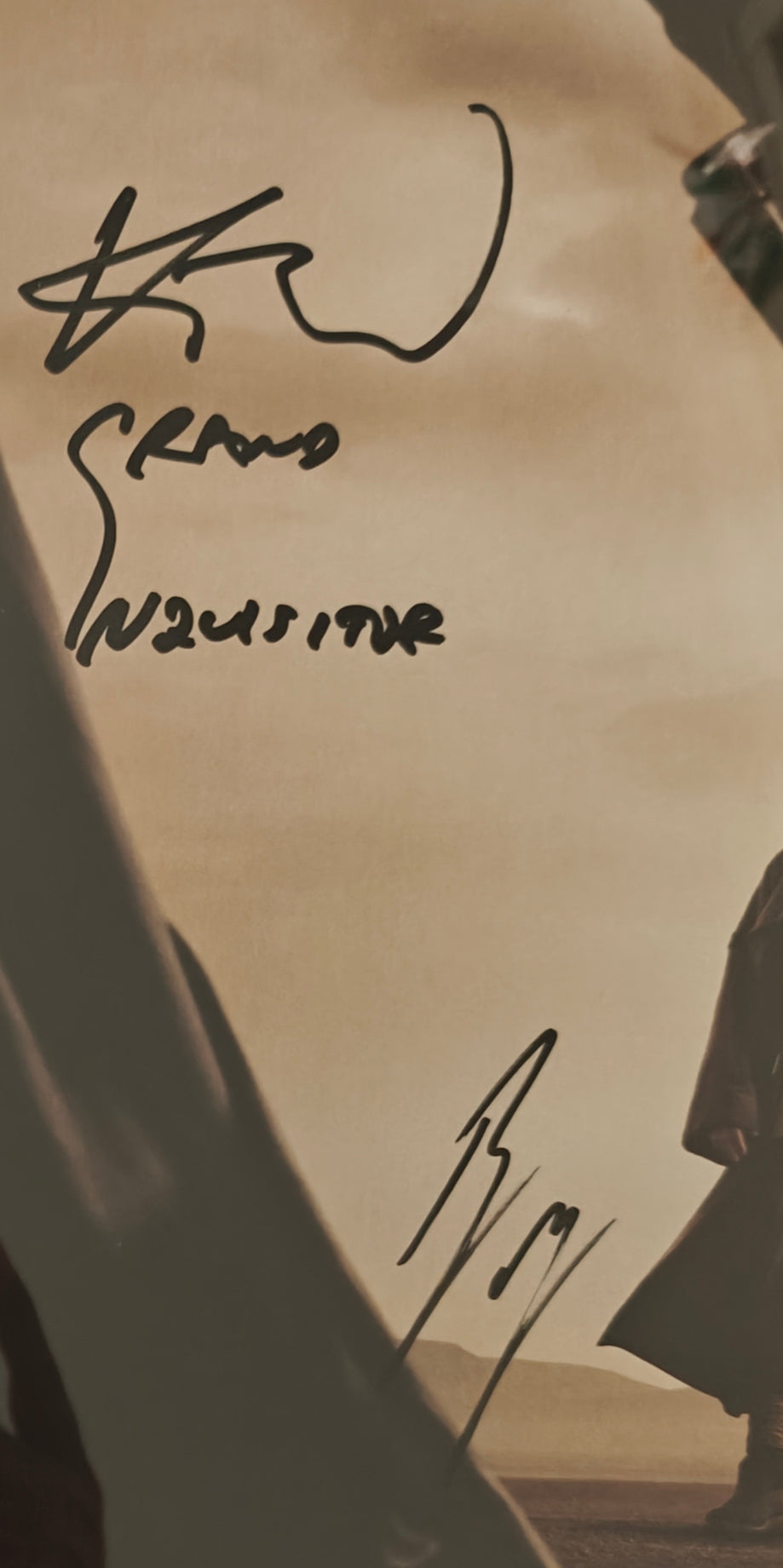 Ewan McGregor, Hayden Christensen + Cast Signed 13x19 Star Wars: Obi-Wan Kenobi Series Poster in 17x23 Frame