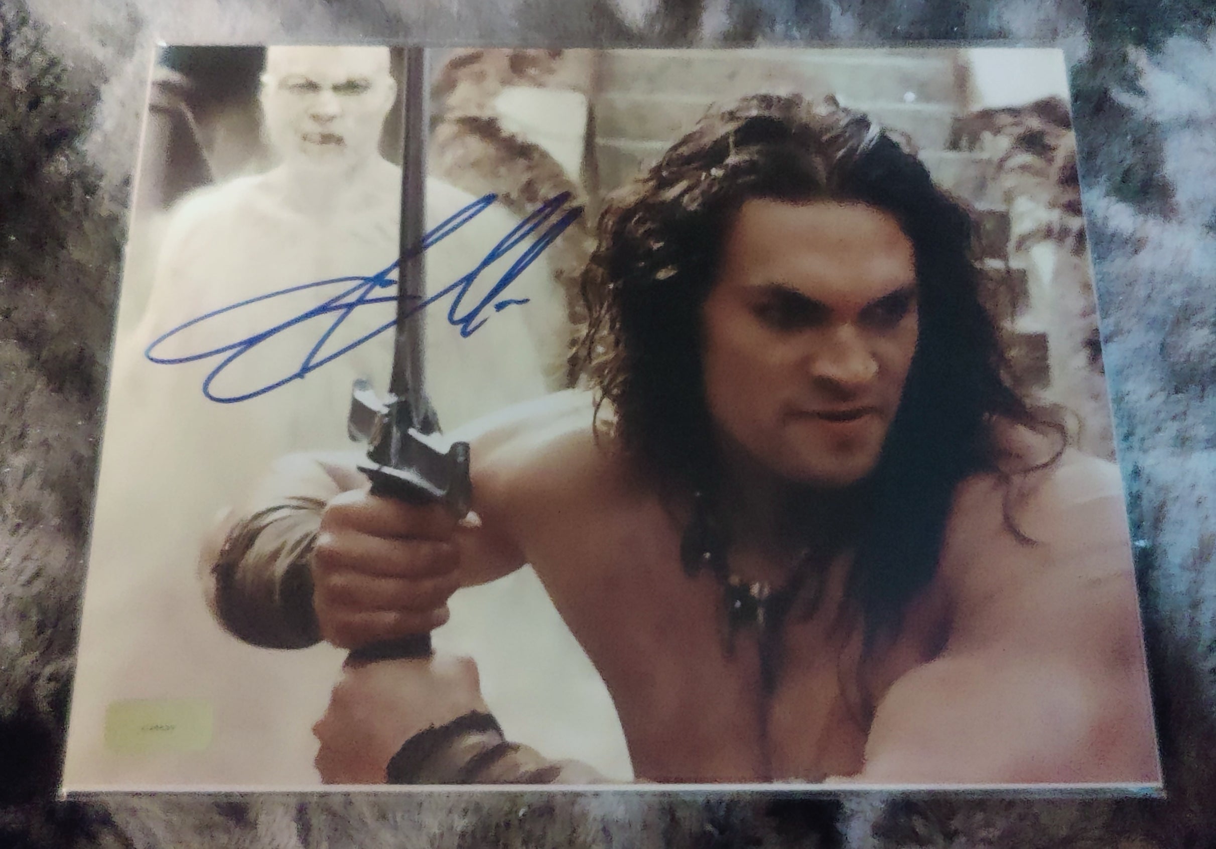Jason Momoa Signed 8x10 Action Photo from Conan the Barbarian Movie