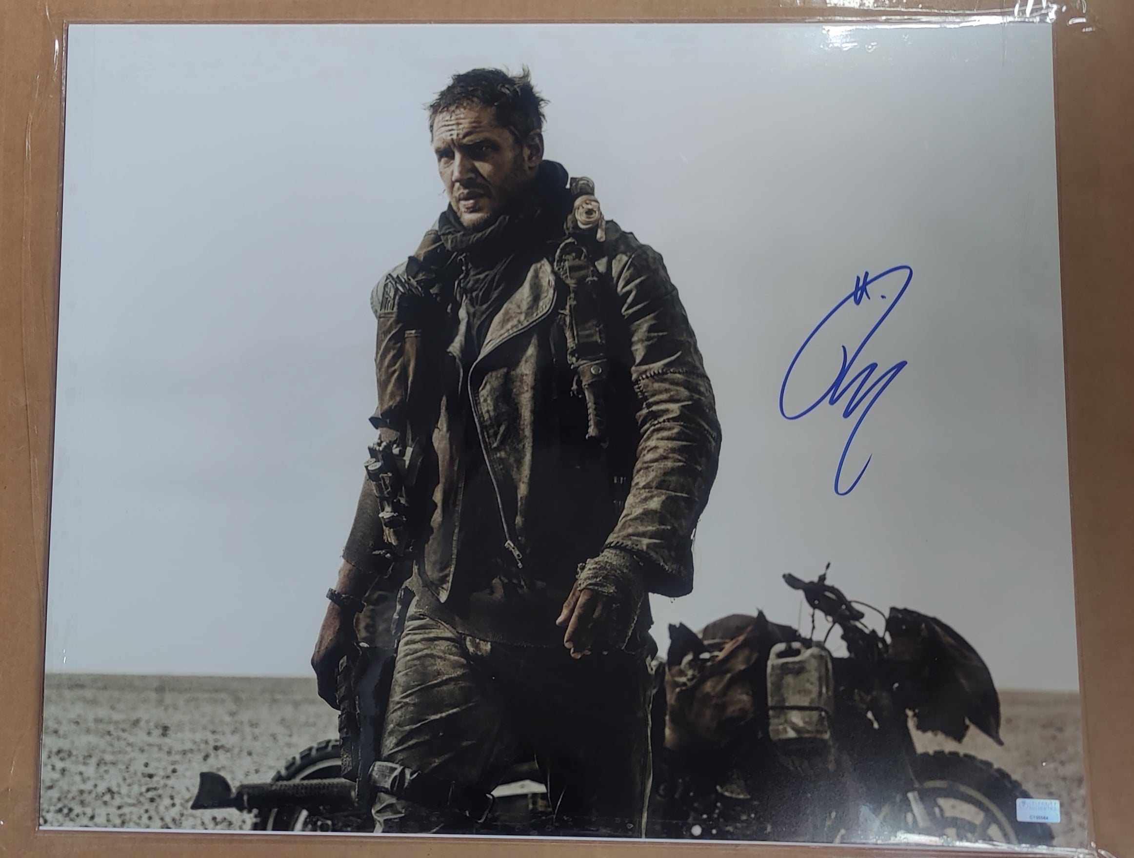 Tom Hardy Signed 16x20 Mad Max Photo from Mad Max: Fury Road