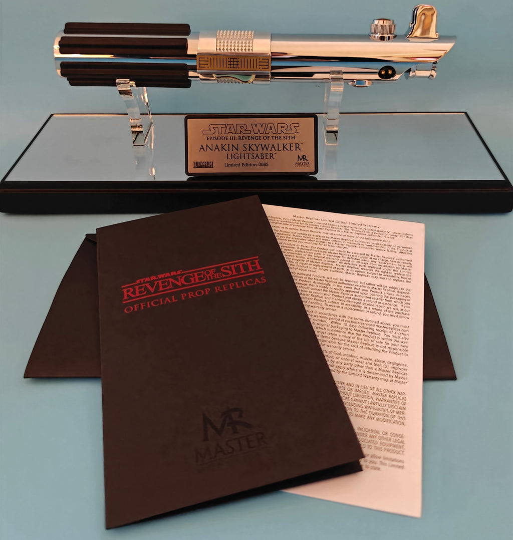Master Replicas Star Wars Anakin Skywalker Lightsaber Revenge of the Sith SW-131 Limited Edition Prop Replica