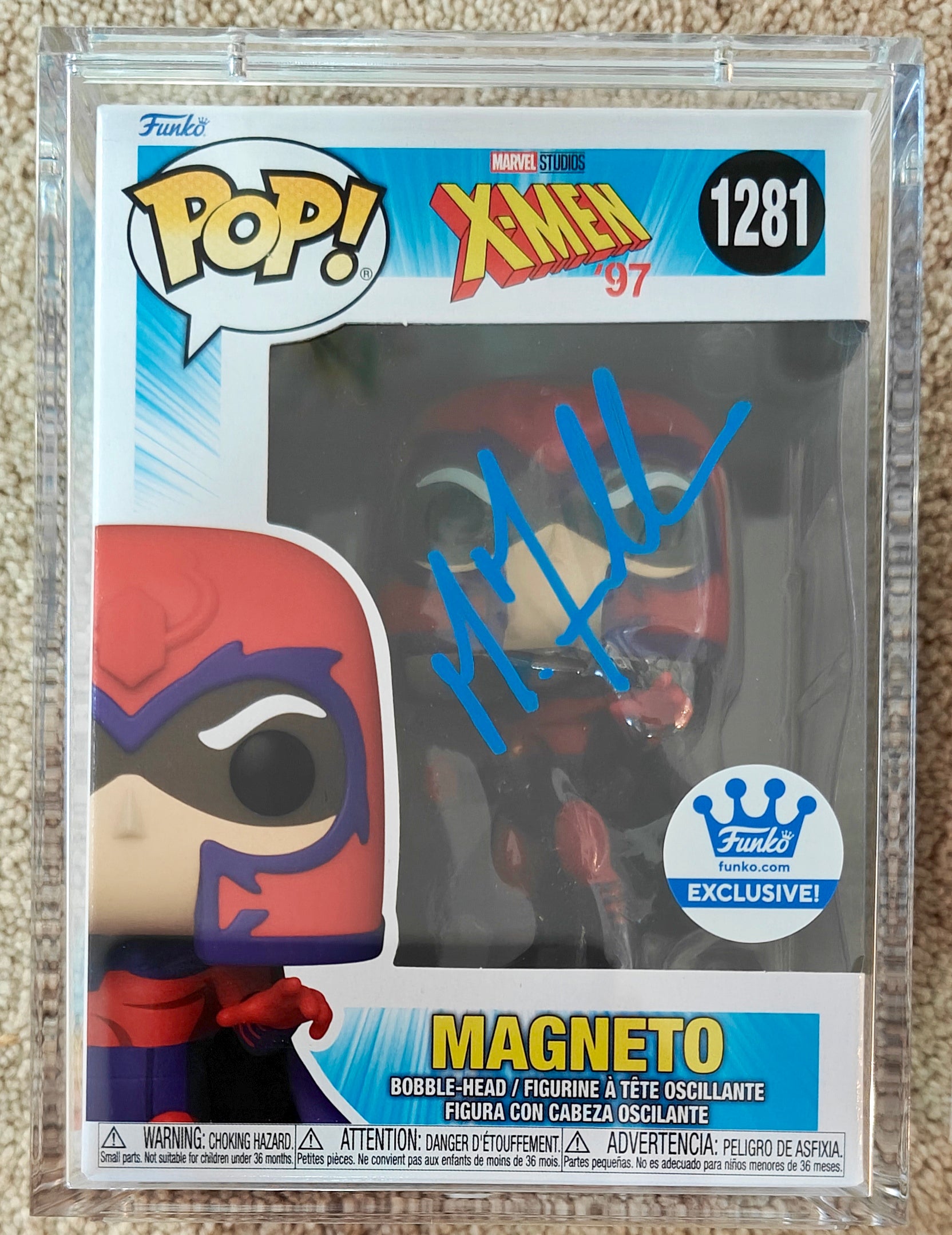 Michael Fassbender Signed X-Men Magneto - Funko Exclusive - Funko Pop #1281