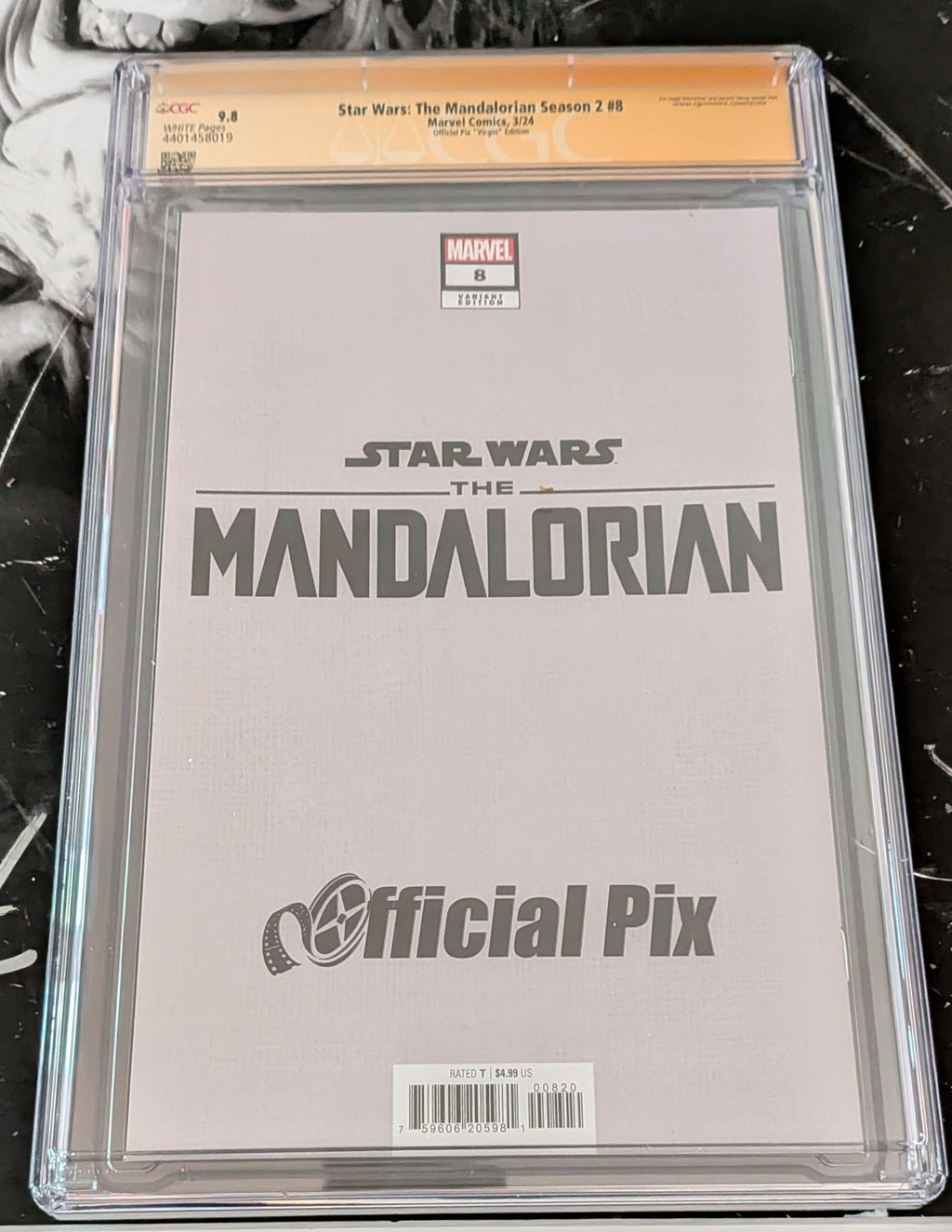 Mark Hamill Signed CGC 9.8 Signature Series – Star Wars: The Mandalorian Season 2 #8 (Official Pix Edition)
