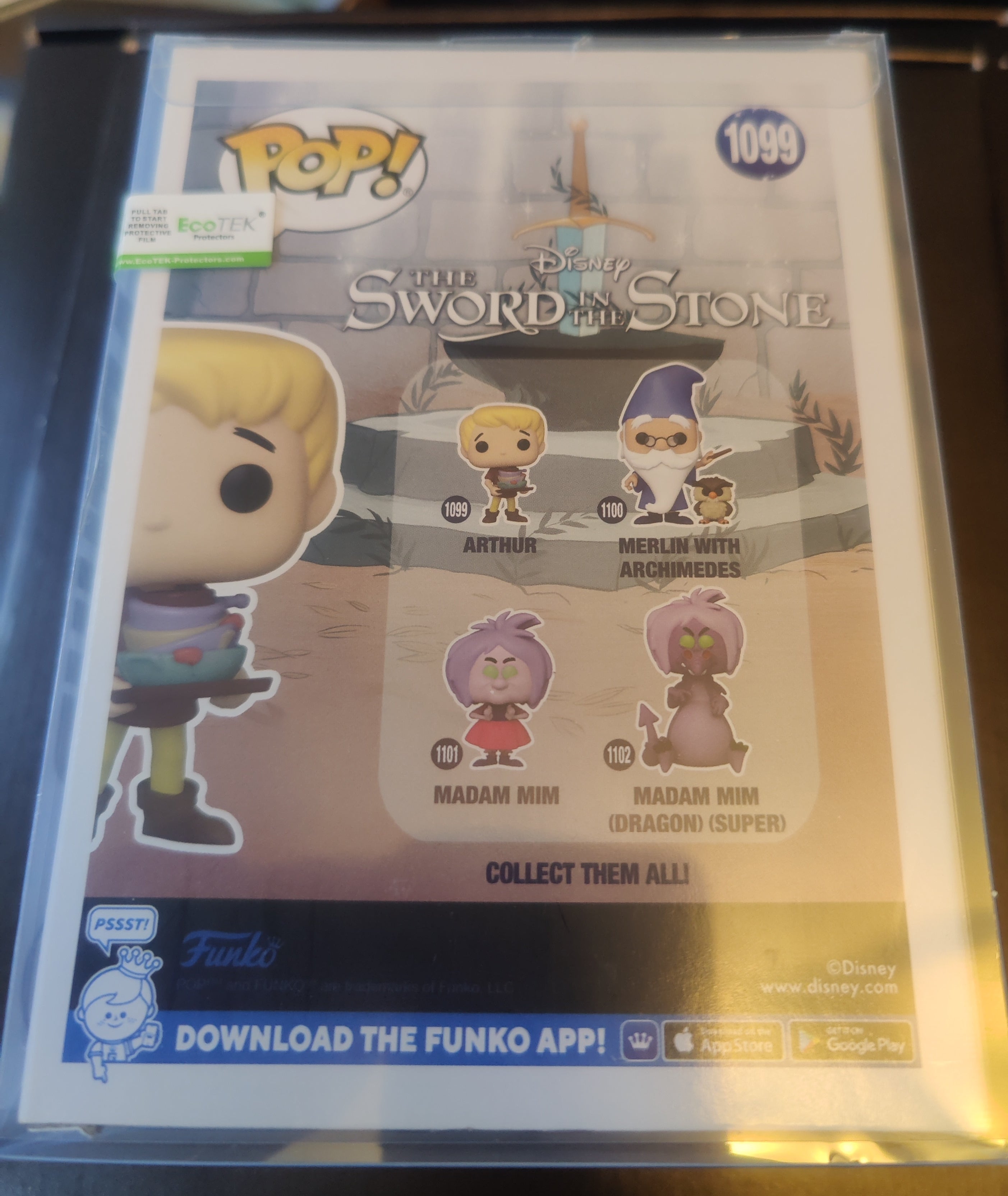 Funko Pop Disney's The Sword in the Stone - Arthur (Signed by Richard Reitherman)