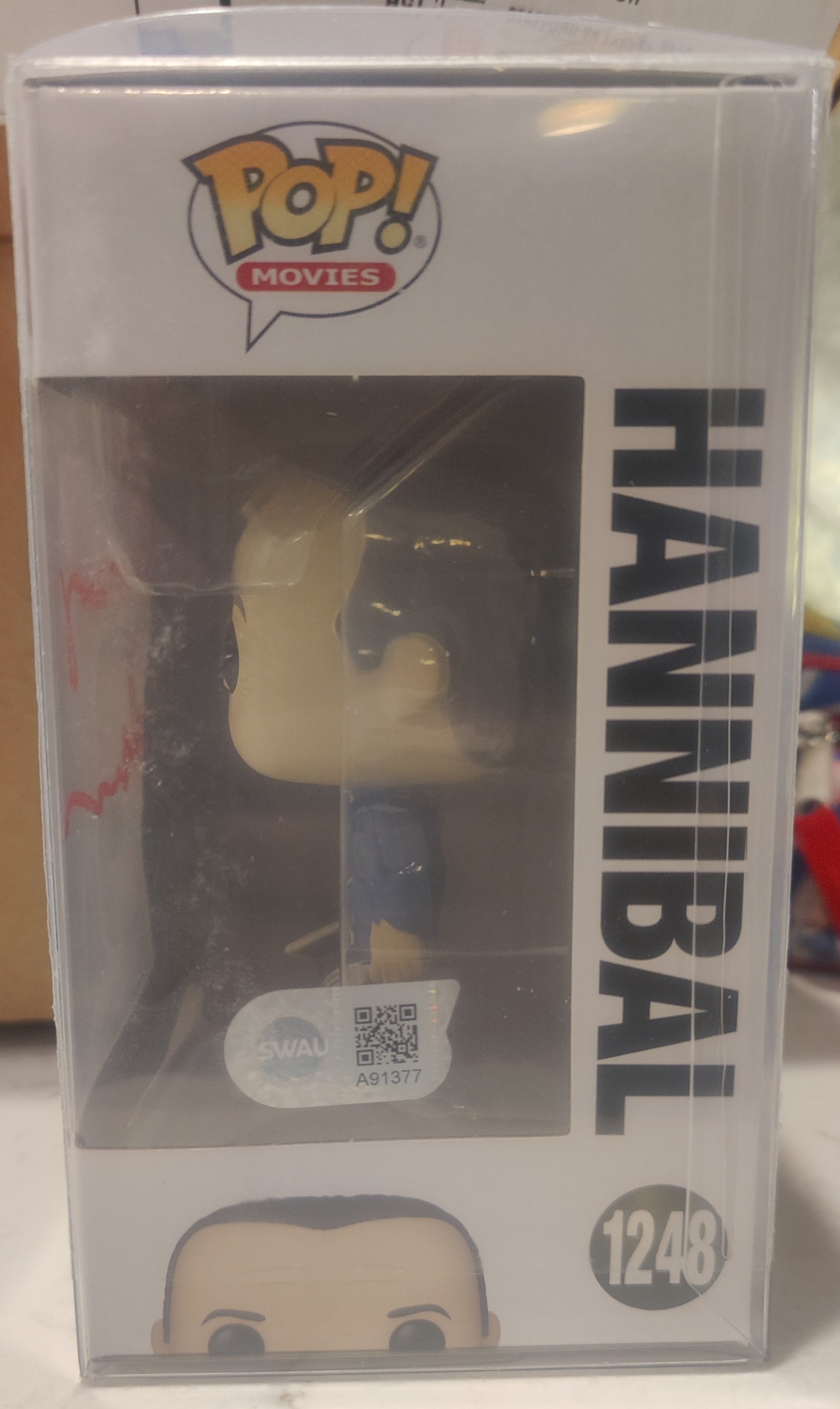 Anthony Hopkins Signed Hannibal Lecter Silence of the Lambs Funko Pop #1248