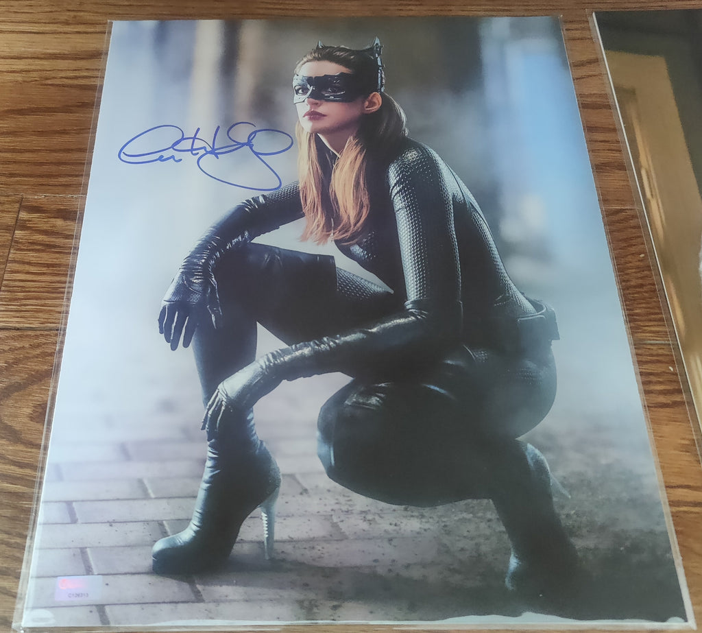 Anne Hathaway Signed 11x14 Catwoman Photo from Batman: The Dark Knight Rises