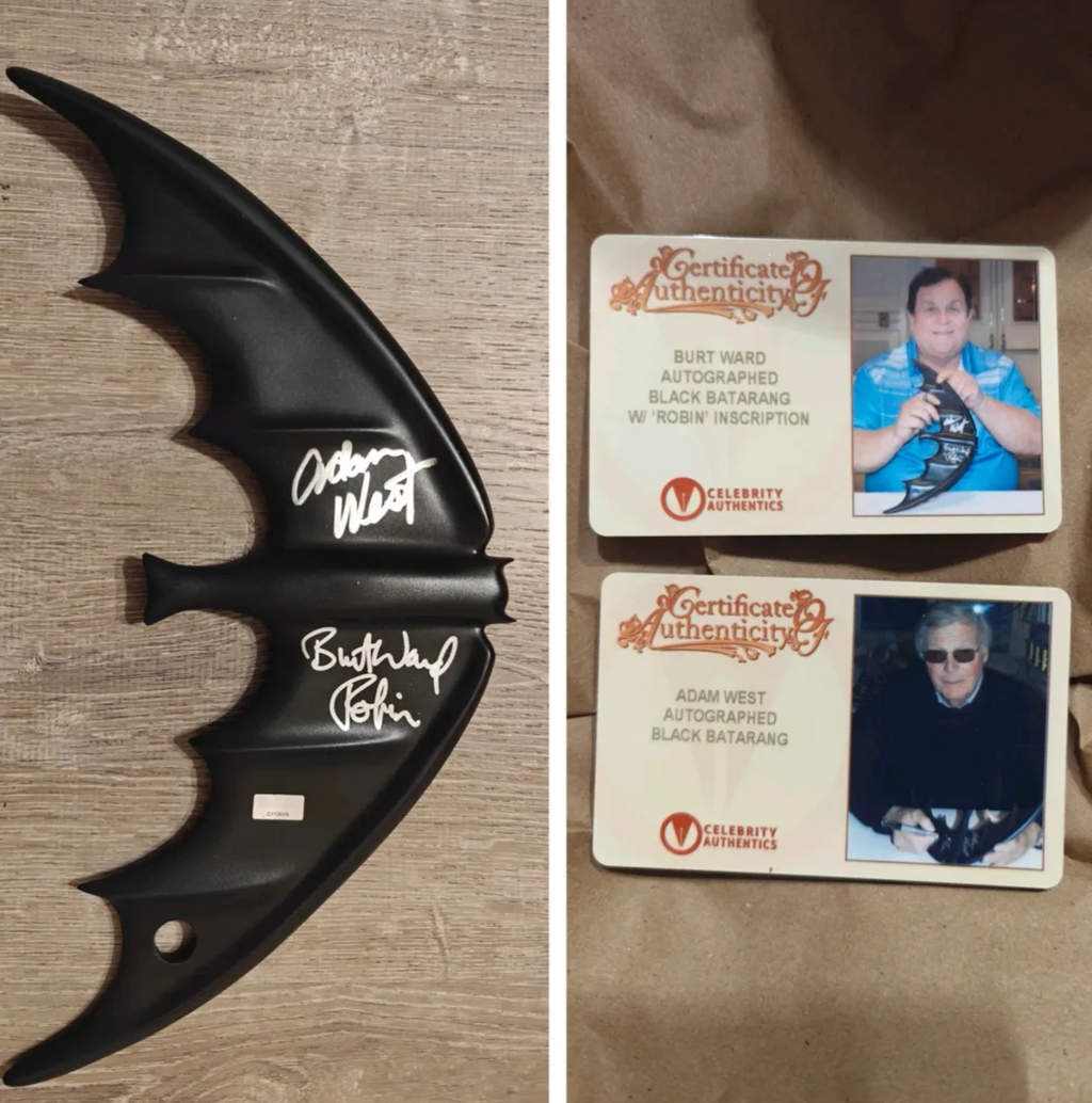 Batman: Legendary Batarang Autographed Prop Replica Collection — 1:1 Scale — Celebrity Authentics Certified
