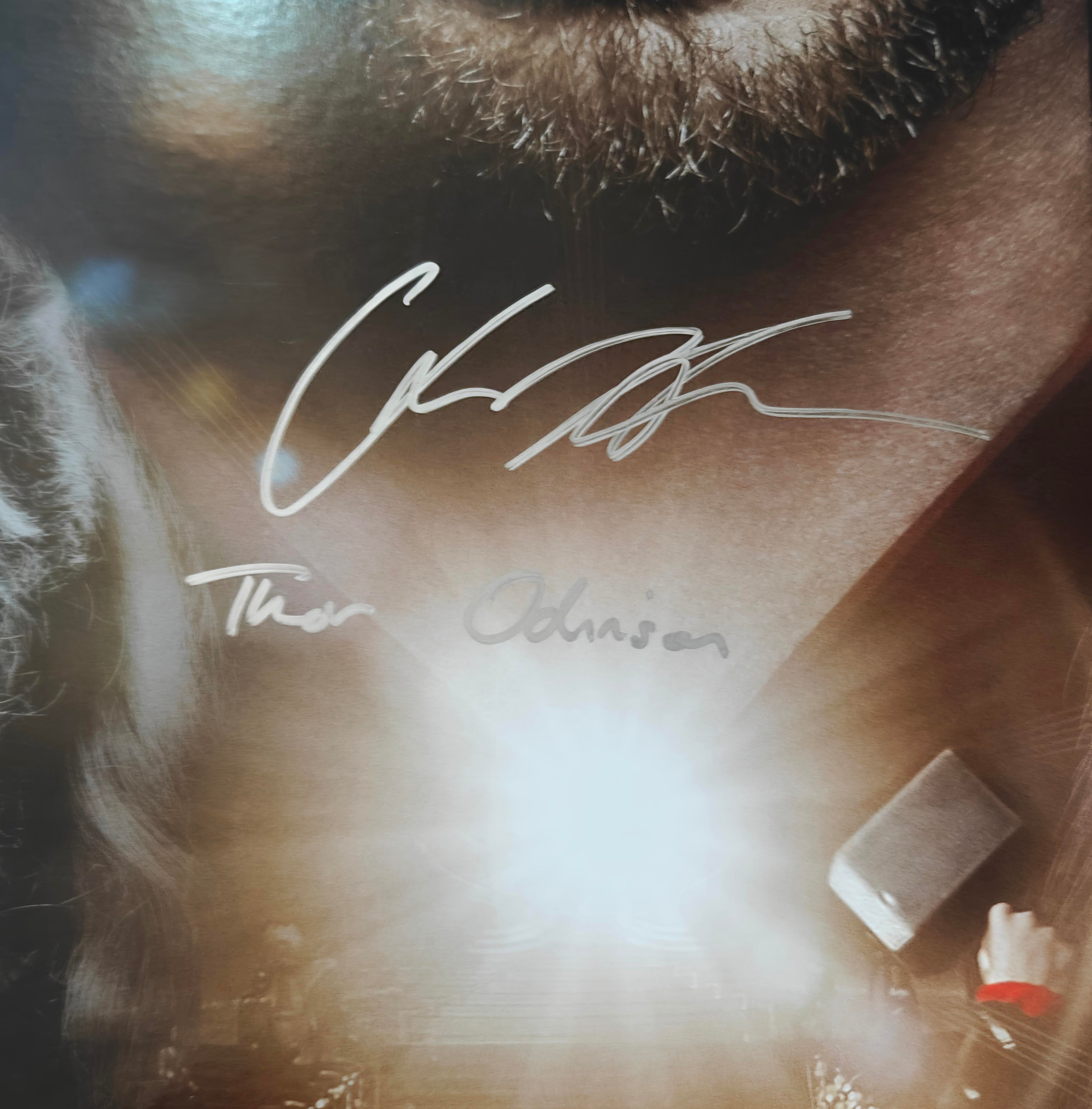 Thor 6x Cast Linen Backed Full-Size Poster (SWAU) Hemsworth, Hiddleston, Portman, Hopkins - Rare FULL Character Names