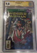 Gal Gadot and Henry Cavill Dual-Signed CGC Signature Series Rated 9.8 Wonder Woman #175 (2001)
