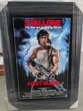 Sylvester Stallone Signed Rambo First Blood 24x36 Movie Poster in Studio-grade Frame