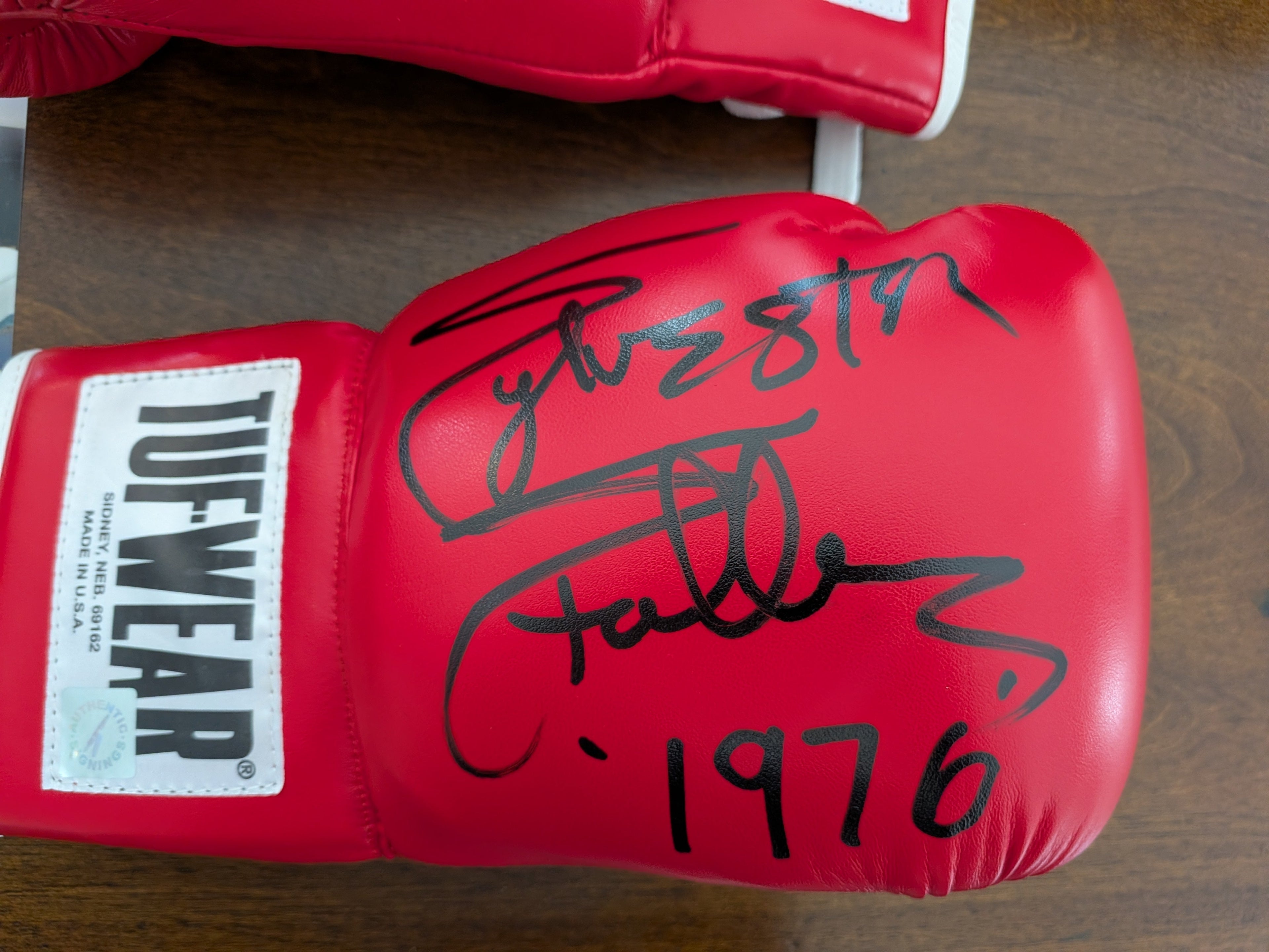 Sylvester Stallone Signed and Inscribed TUF Wear Boxing Gloves – “Rocky Balboa” and ”1976" Inscribed w. ASI COA - Only 4 Worldwide