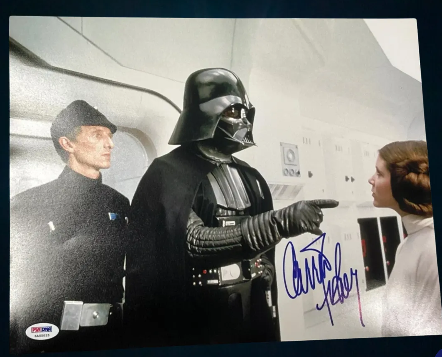 Carrie Fisher Signed Princess Leia Star Wars 11x14 Photo w. PSA/DNA Rare