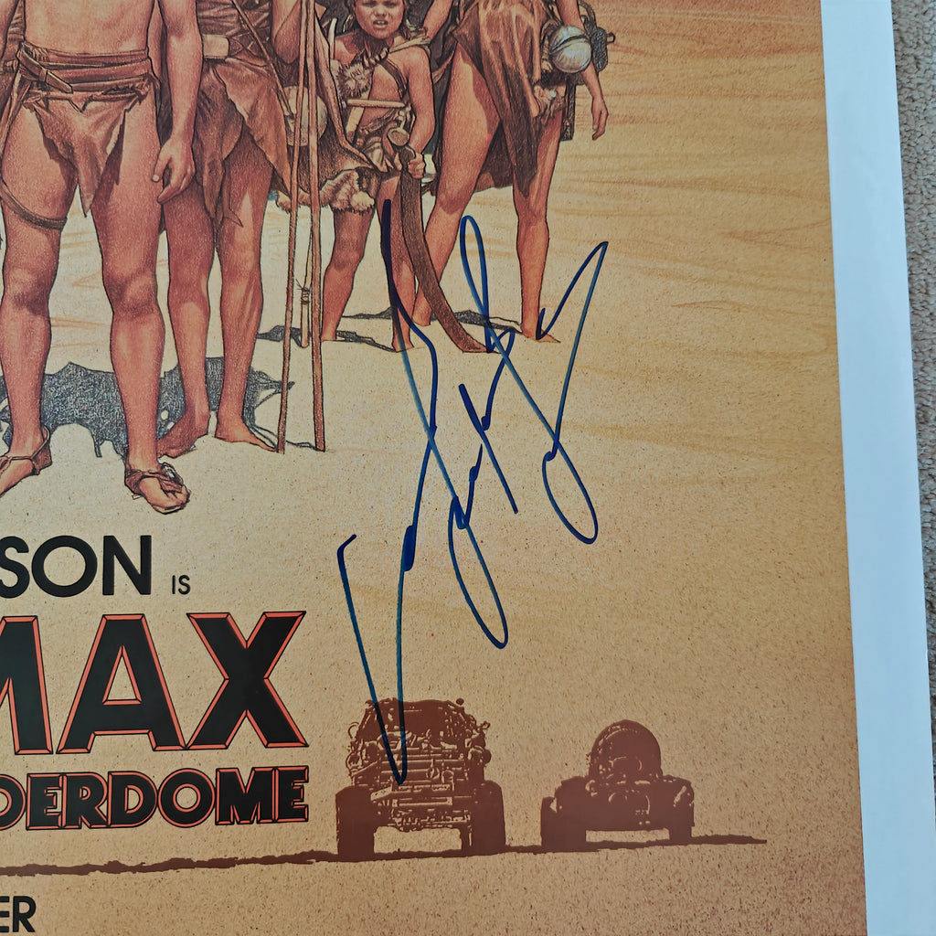 Mel Gibson Signed Original Single-Sided Mad Max Beyond Thunderdome 27x41 Movie Poster